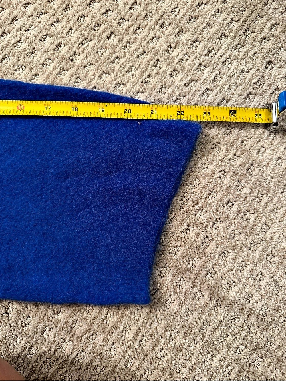Bianco&Blu Blue Alpaca Blend Crewneck Sweater XL NWT - Picture 6 of 6